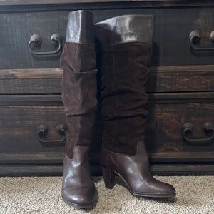 ANTONIO MELANI Dark Brown Heeled Boots
